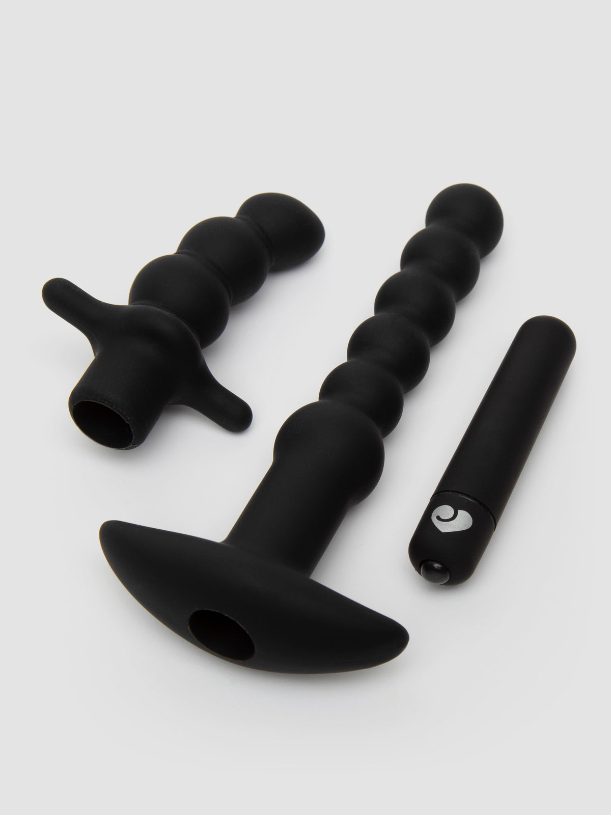 Lovehoney Booty Wonderland Vibrating Anal Beads Set , Black
