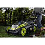 . 20" RY40190 40-Volt Brushless Lithium-Ion Cordless Battery Self Propelled Lawn Mower with 5.0 Ah Battery and Charger Included