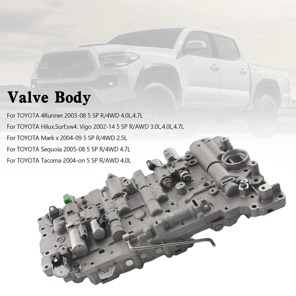 2004-on Toyota Tacoma 5 SP R/AWD 4.0L A750E A750EF 8850 Transmission Valve Body W/ Solenoids TB-50LS Generic