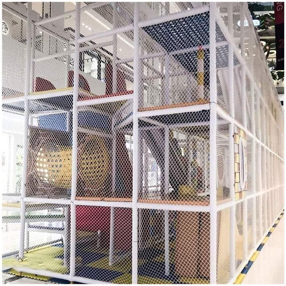 Climbing Net Cargo Net Rope Net,Safety Net for Kids,Field Protection Isolation Fence Net Decor Net Climbing Woven Rope Sports Ball for Gardens,Schools Or Clubs Stairs Balcony Fence Protective 1x2m 3m