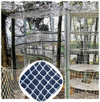 Climbing Net Cargo Net Rope Net,Safety Net for Kids,Field Protection Isolation Fence Net Decor Net Climbing Woven Rope Sports Ball for Gardens,Schools Or Clubs Stairs Balcony Fence Protective 1x2m 3m
