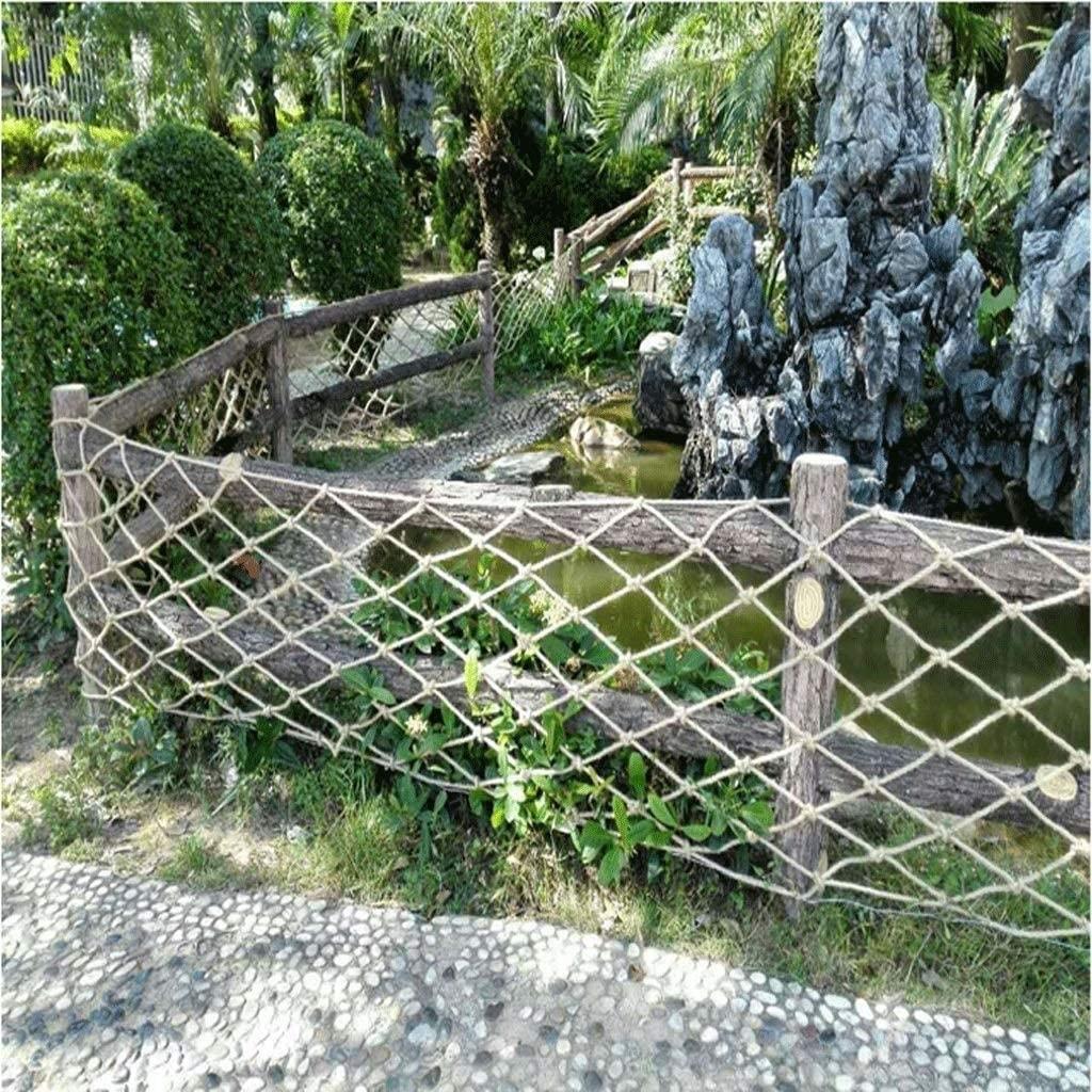 Climbing Net Cargo Net Rope Net,Safety Net for Kids,Field Protection Isolation Fence Net Decor Net Climbing Woven Rope Sports Ball for Gardens,Schools Or Clubs Stairs Balcony Fence Protective 1x2m 3m