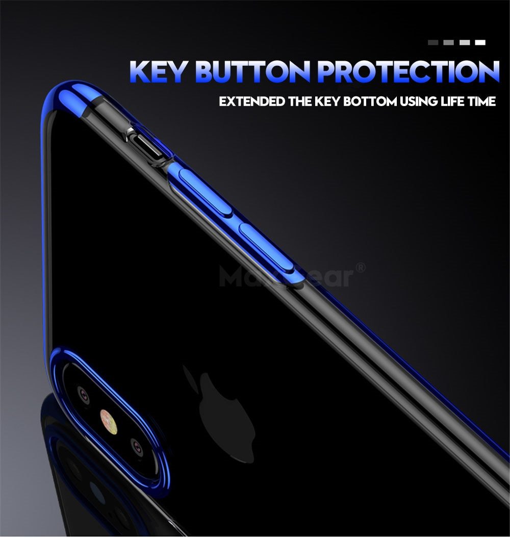 Luxury Silicone Soft Back Phone Cases for iphone
