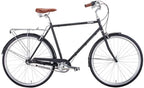 BearBike Road Bike London 2020 Matte Black Color Performance Rigid Steel Fork Frame Caliper Brakes Bicycle
