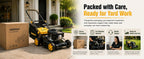 132CC Gas Lawn Mower 16-Inch with 45L Grass Bag and Height Adjustment | 4-stroke engine, 16-inch cutting width, 45L grass bag, 8-position height adjustment for small to medium yards