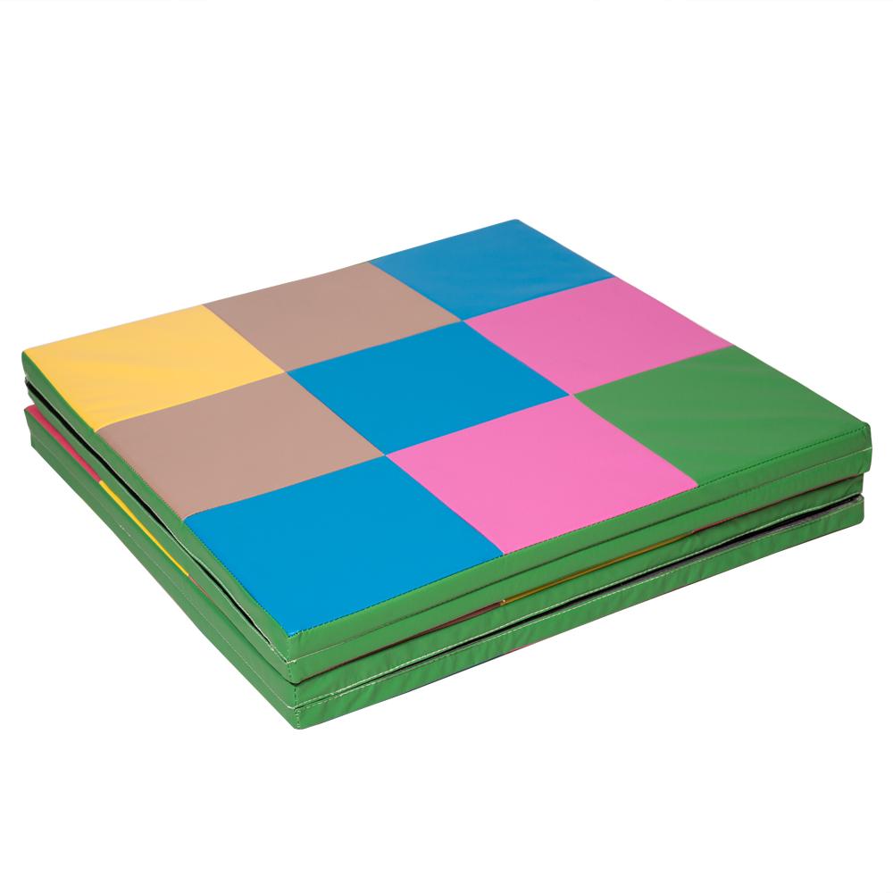 ALLOMN Beautiful And Stylish Portable Foldable Gymnastic Mat Colorful