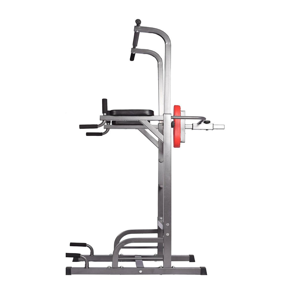Multifunctional Power Tower Adjustable Heights Workout Dip Station for Adults and Kids Home Gym Strength Training Fitness Equipment, 400LB Max Weight