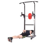 Heavy Duty Adjustable Power Tower Workout Pull Up &amp; Dip Station Adjustable Multi-Function Strength Training Dip Stand Workout Station Fitness Equipment for Home Gym, 400LBS Max Weight