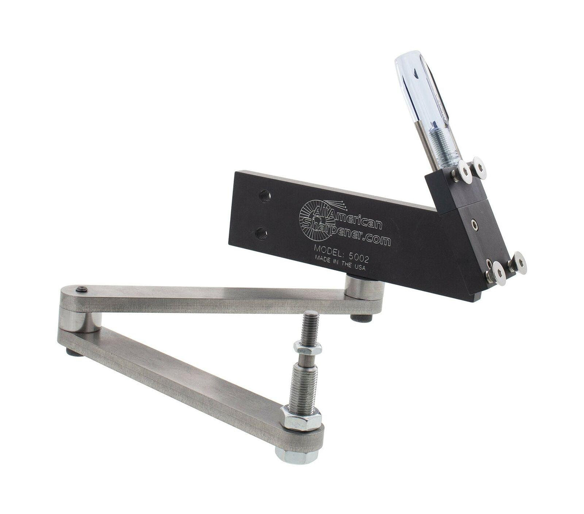 All American Sharpener 5002 Sharpener Kit for Standard Straight Lawn Mower Bl...