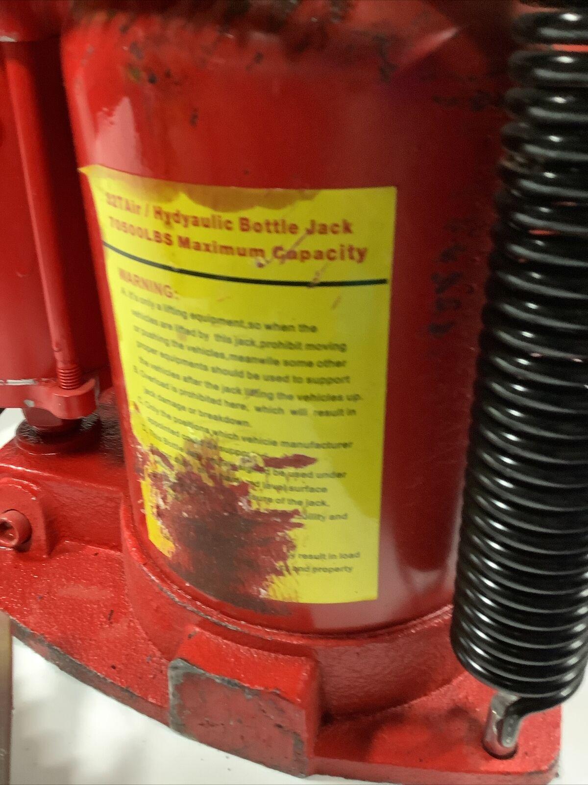 32T Air / Hydraulic Bottle Jack 70500 LBS Maximum Capacity