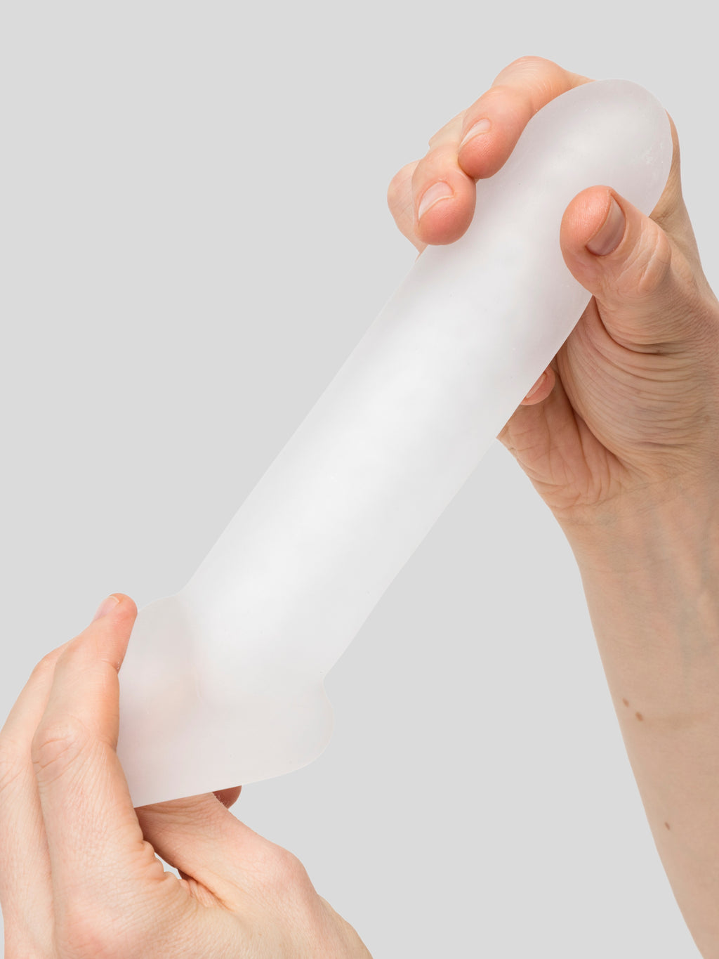 Perfect Fit Fat Boy Ultra Fat 7 Inch Penis Sleeve with Ball Loop, Clear
