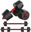 SKONYON Adjustable Dumbbells-Pair 66 pounds for Two Dumbbells, Anti Rolling Fitness Dumbbells