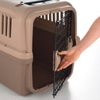Richell 94915 Mobile Pet Carrier, Large, Brown