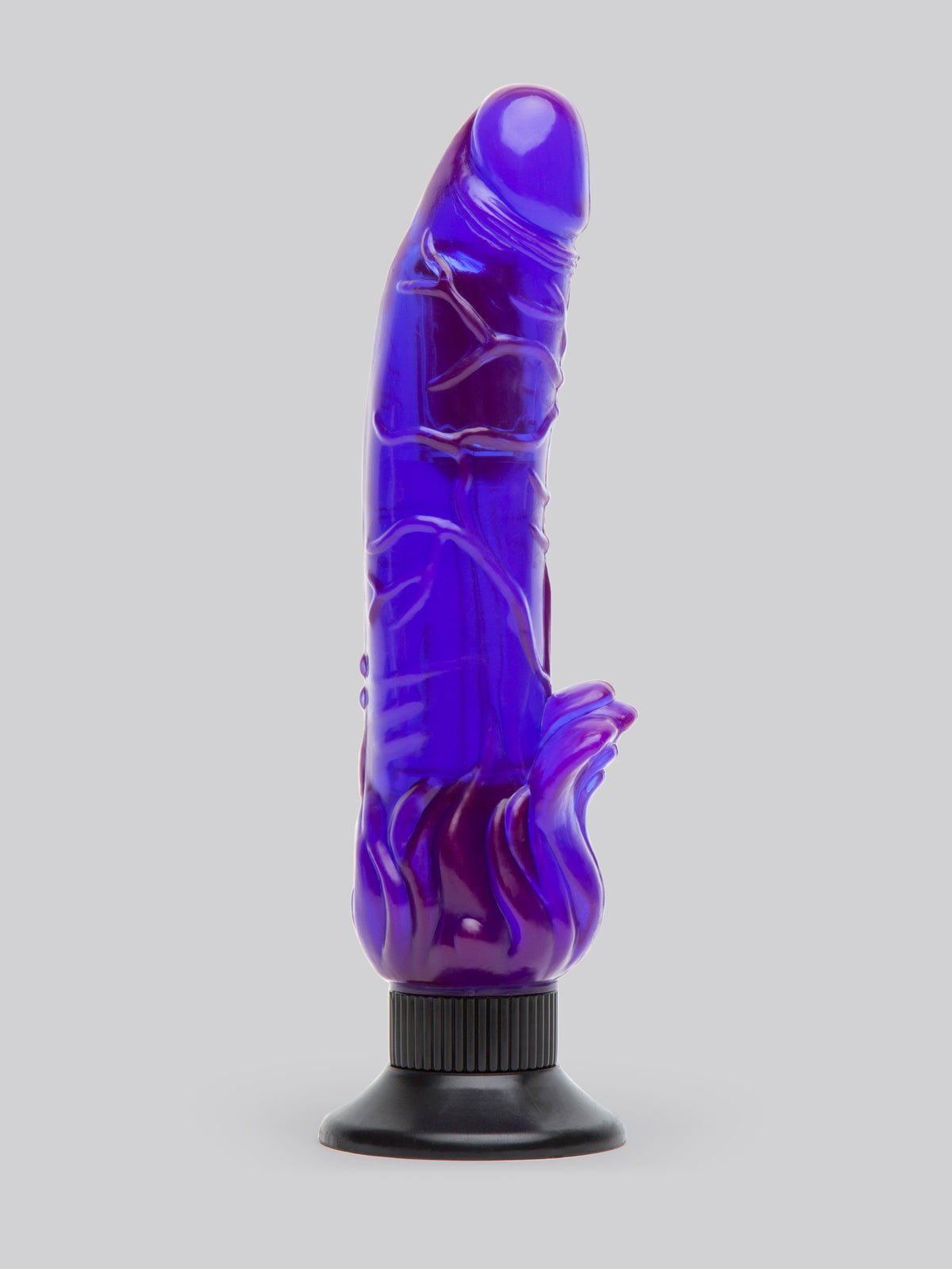 Lovehoney Triple Tickler Suction Cup Dildo Vibrator 5.5 Inch, Purple