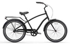 reezero EVRYjourney Men's 26" Single Speed Sport Hybrid Cruiser Bicycle, Matte Black