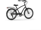 reezero EVRYjourney Men's 26" Single Speed Sport Hybrid Cruiser Bicycle, Matte Black