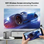 2021 portable wifi projector native 1080p proyector home theater airplay hdmi tv