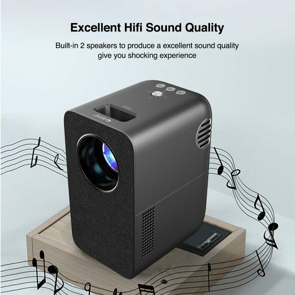 portable mini wifi projector native 1080p home theater airplay wireless movie tv