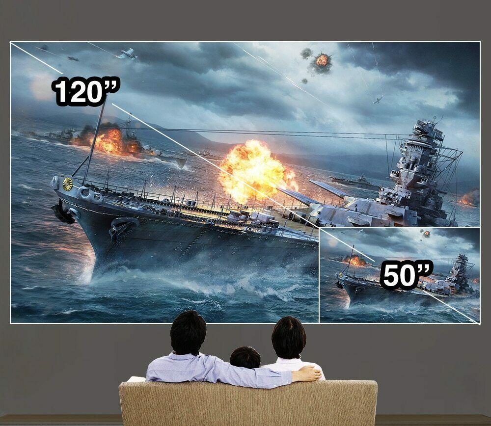 2021 portable wifi projector native 1080p proyector home theater airplay hdmi tv