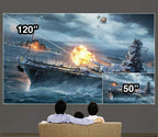 portable mini wifi projector native 1080p home theater airplay wireless movie tv
