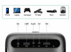 portable mini wifi projector native 1080p home theater airplay wireless movie tv