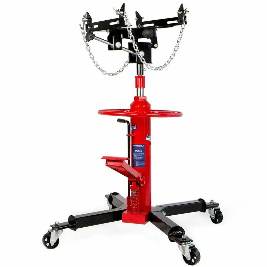 HD Hydraulic Transmission Tranny Hoists Telescopic Jack lifts Wheel 1/2 Ton