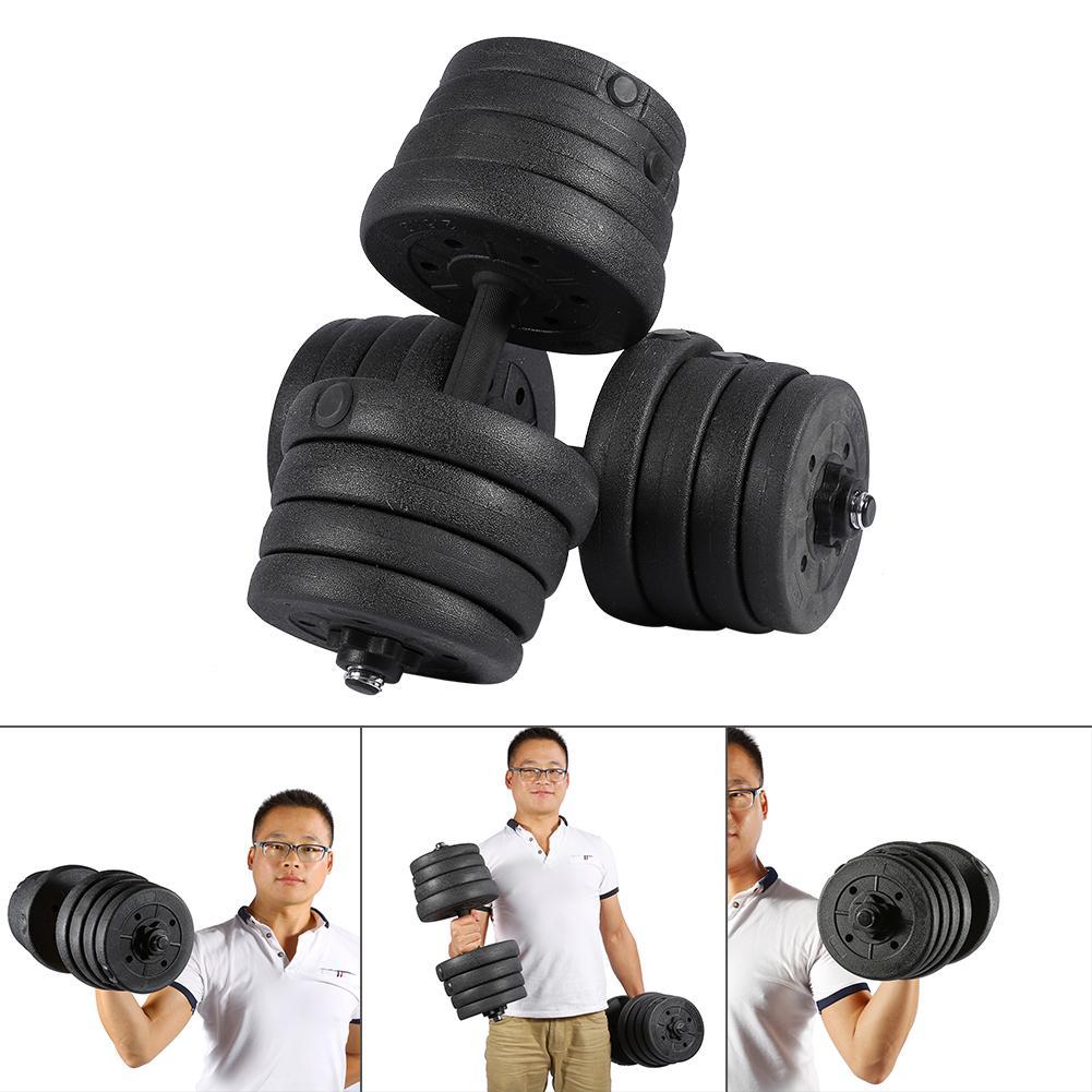 ACOUTO Dumbbell, Weight Dumbbell Set, 66 LB Adjustable Gym Barbell Plates Body Workout, Dumbbell Plates
