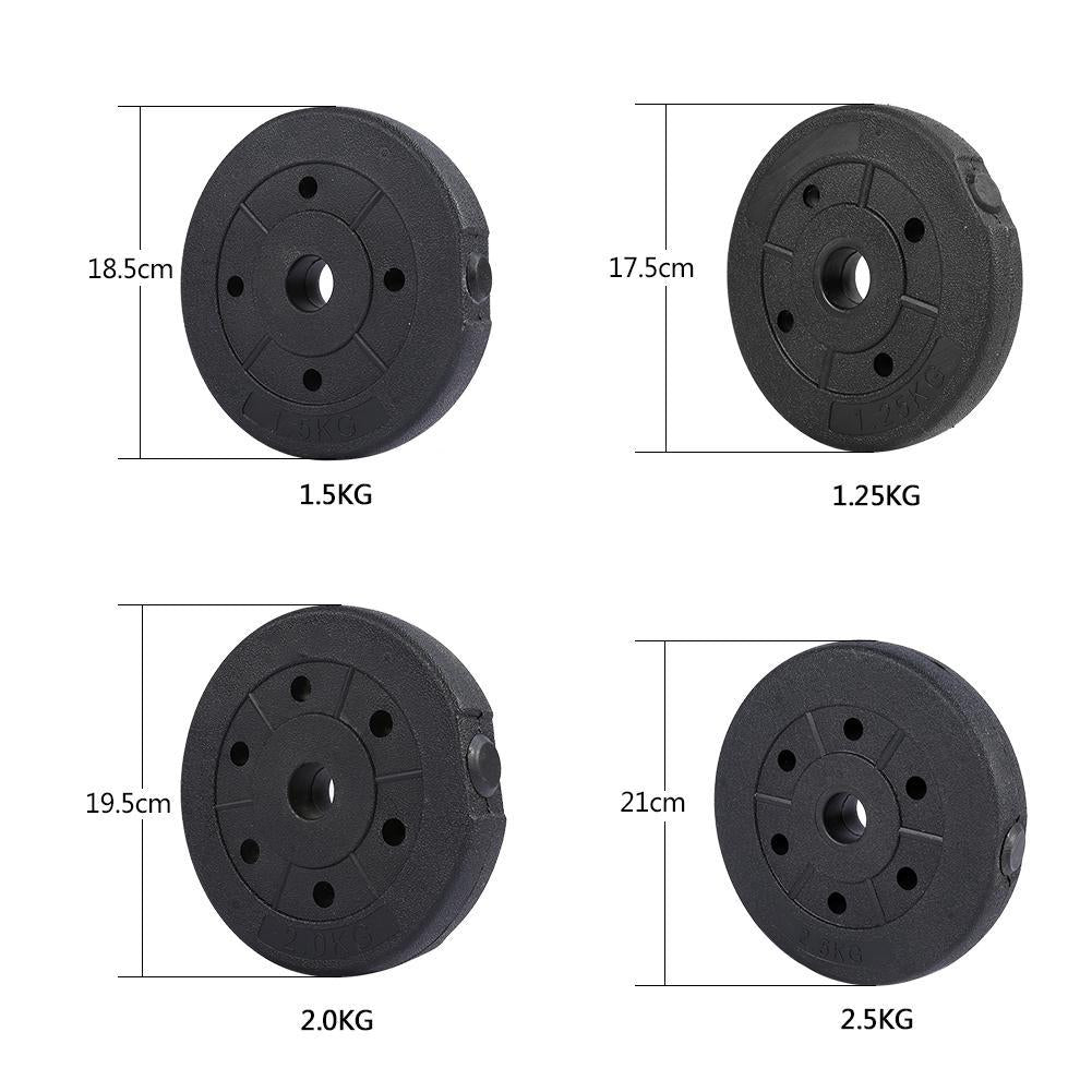 ACOUTO Dumbbell, Weight Dumbbell Set, 66 LB Adjustable Gym Barbell Plates Body Workout, Dumbbell Plates
