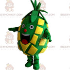 Pineapple BIGGYMONKEYmascot costume, fruit costume, exotic fancy dress