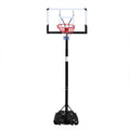 Rinhoo Basketball Stand Playground Patio Basketball System Adults Adjustable Height Outdoor Sports Equipment