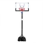 Rinhoo Basketball Stand Playground Patio Basketball System Adults Adjustable Height Outdoor Sports Equipment