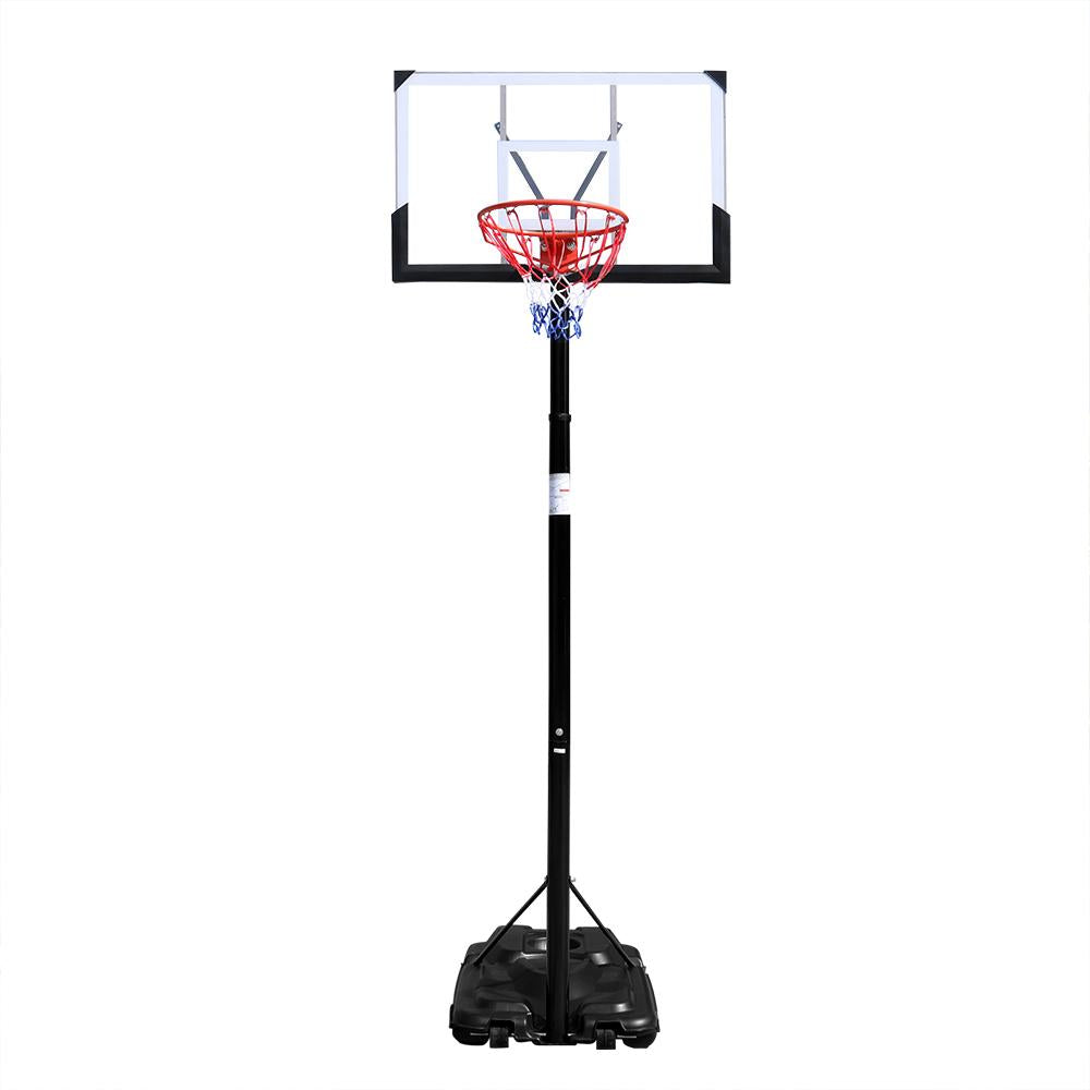 Rinhoo Basketball Stand Playground Patio Basketball System Adults Adjustable Height Outdoor Sports Equipment