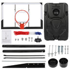 Elenxs Basketball Stand Playground Patio Basketball System Adults Adjustable Height Outdoor Sports Equipment