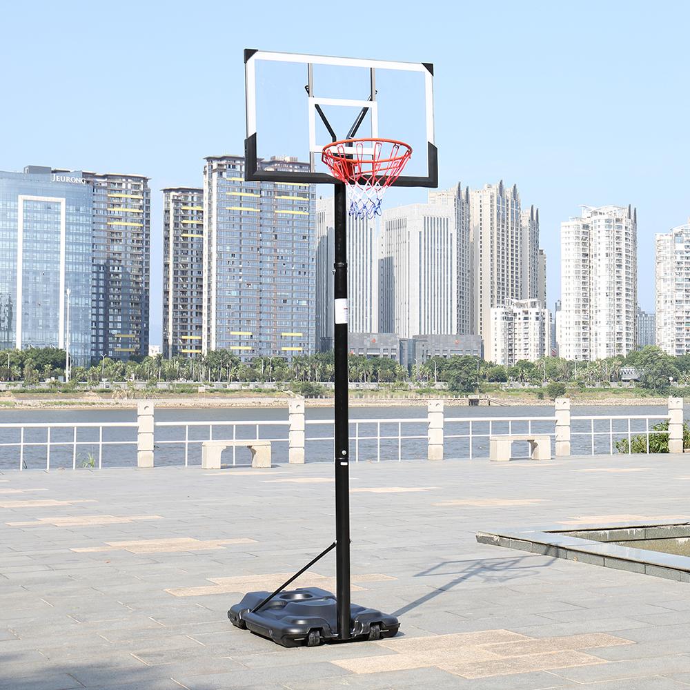 TureClos Basketball Stand Playground Patio Basketball System Adults Adjustable Height Outdoor Sports Equipment