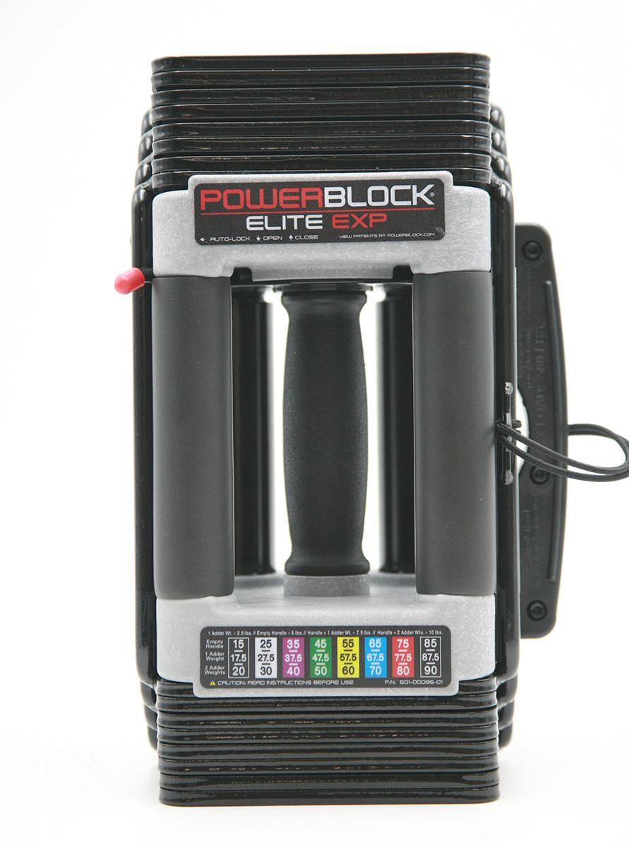 PowerBlock Elite EXP 50 lb. Adjustable Dumbbell (2020 model) Single