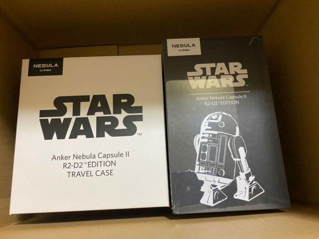 anker nebula capsule ii r2-d2 edition projector with bundle travel case from jpn