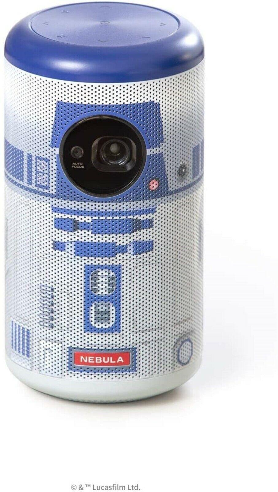 anker nebula capsule ii r2-d2 edition projector with bundle travel case from jpn