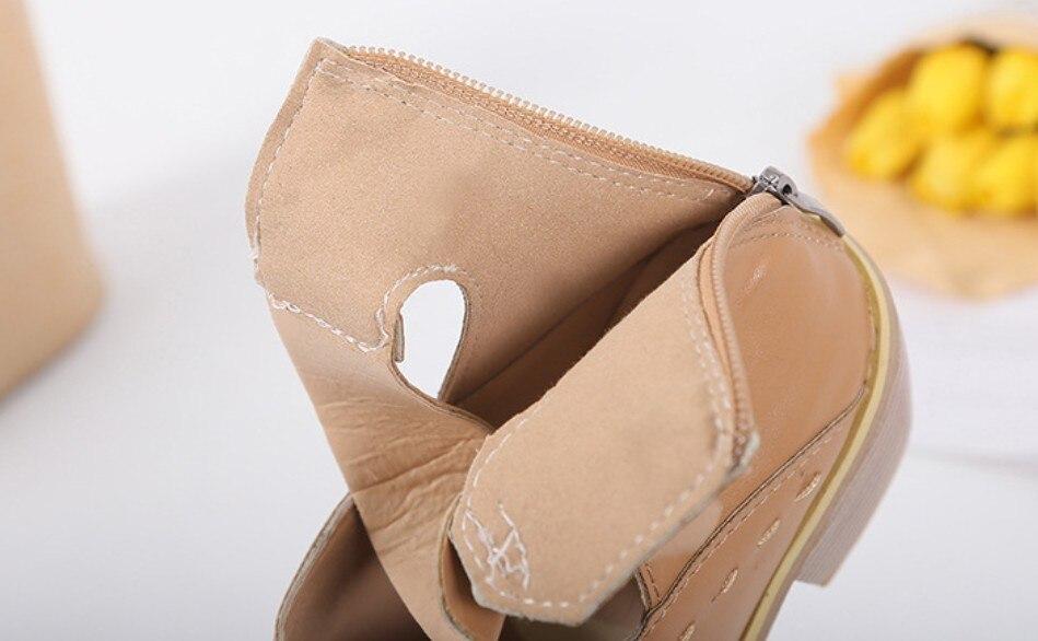 New Leather Breathable Comfortable Female Shoes