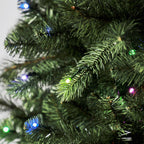 Evergreen Classics Prelit 435 Twinkly App-Controlled RGB LED Lights, Carolina Spruce Artificial Christmas Tree, 7.5'
