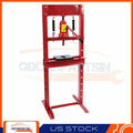 12 Ton Shop Press Hydraulic Bottle Jack Benchtop H-Frame Plates Jack Stand Tools