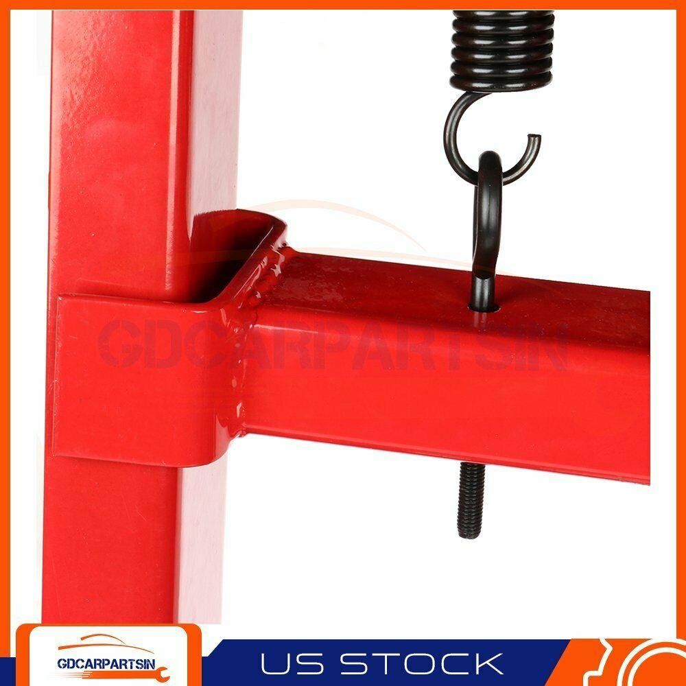 12 Ton Shop Press Hydraulic Bottle Jack Benchtop H-Frame Plates Jack Stand Tools