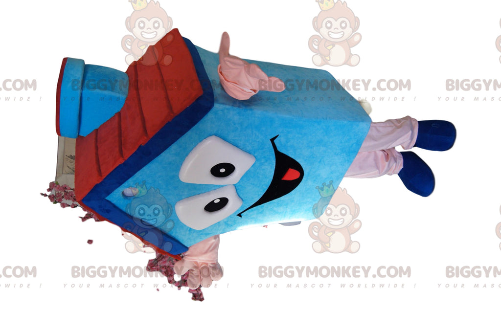 Blue Chimney Cottage BIGGYMONKEYMascot Costume