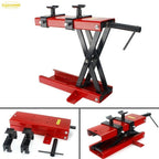 1100 LB Wide Deck Scissor Lift Jack ATV Motorcycle Dirt Bike Scooter Crank Stand
