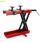 1100 LB Wide Deck Scissor Lift Jack ATV Motorcycle Dirt Bike Scooter Crank Stand