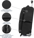 Maxlite 5 Softside Expandable Upright 2 Wheel Luggage, Lightweight Suitcase, Men and Women, Black, Carry-On 22-Inch