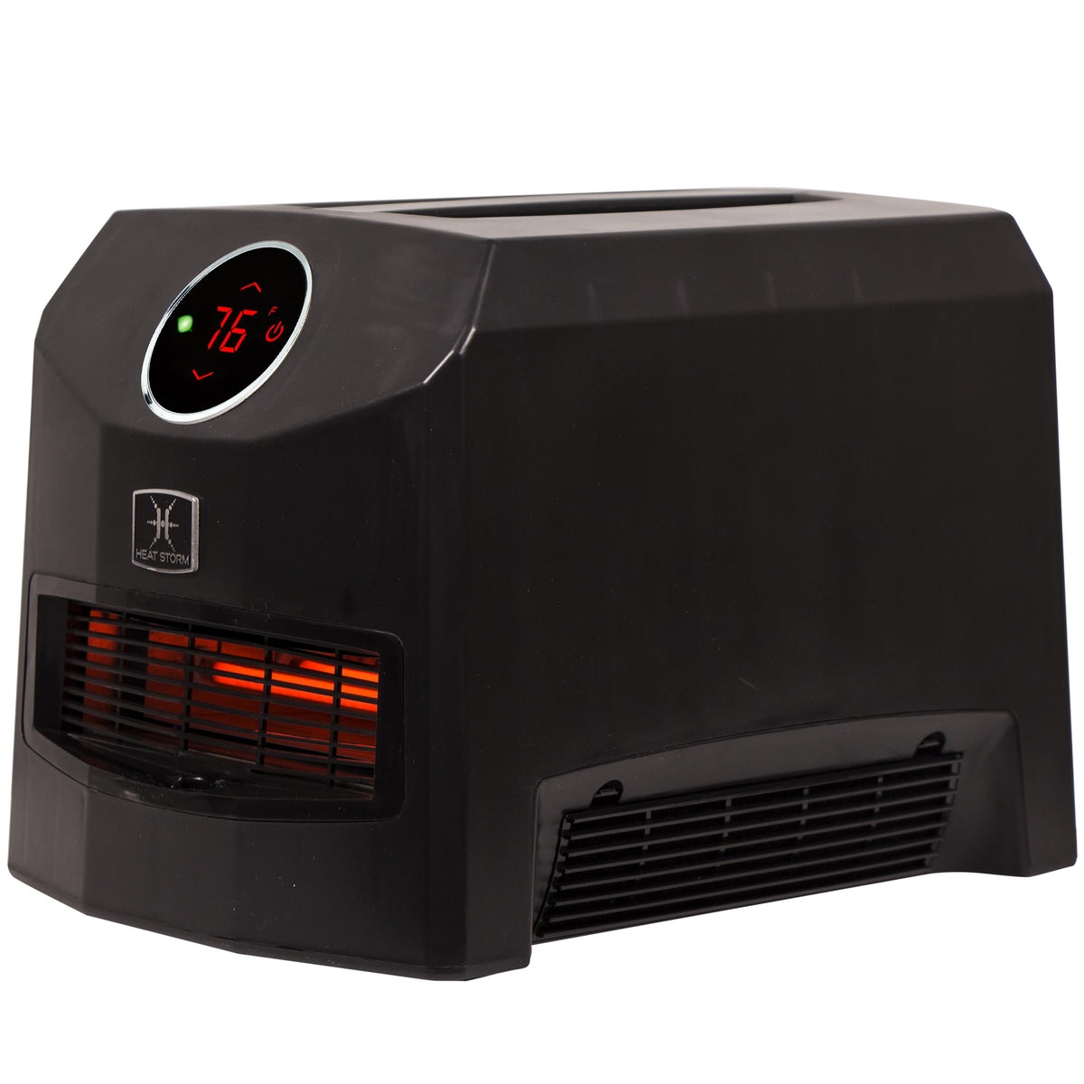 Heat Storm Mojave Indoor Ultra Lightweight Portable Infrared Space Heater - 1500 Watts - Built in Thermostat &amp; Overheat Sensor - Remote Control