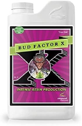 advanced nutrients 2340-14 bud factor x fertilizer, 1 liter, brown/a