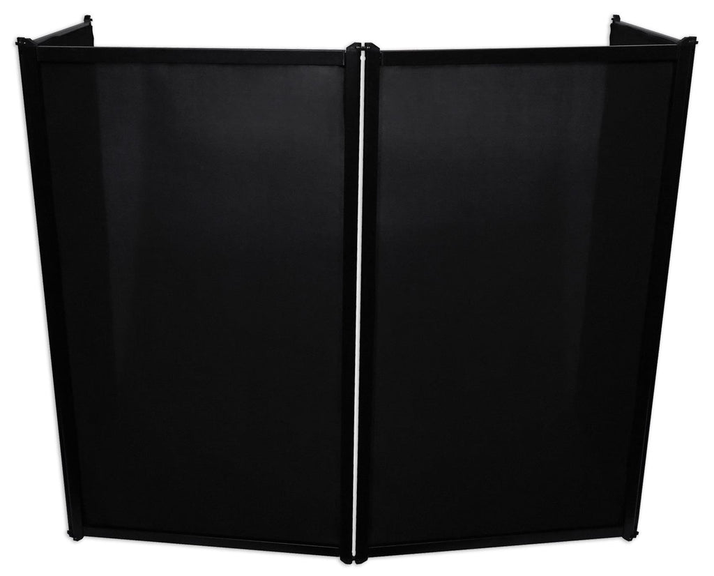 Rockville RFAAB DJ Event Facade Booth+Travel Bag+Scrim+Fog Machine+Gallon Fluid