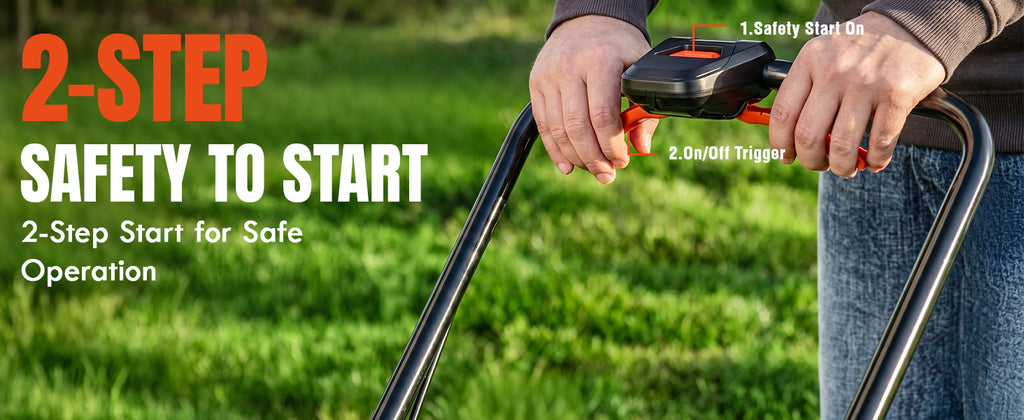 18 Inch Brushless Lawn Mower, 40V Cordless Electric Mower with 6-Position Height Adjustment, Push Mower for Garden Yards, 2×5.0Ah Batteries &amp; Charger Included