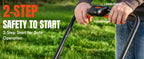 18 Inch Brushless Lawn Mower, 40V Cordless Electric Mower with 6-Position Height Adjustment, Push Mower for Garden Yards, 2×5.0Ah Batteries &amp; Charger Included